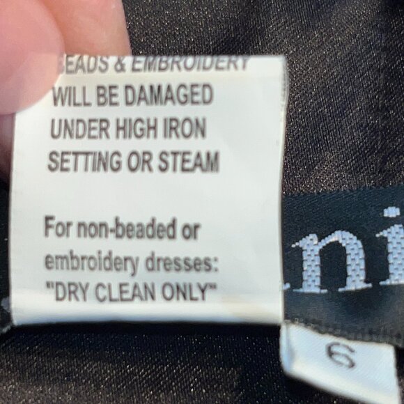 JOVANI HIGH LOW STRAPLESS EMBELLISHED COLORFUL GEM BODICE ANIMAL PRINT GOWN - 6 - Picture 16 of 16